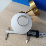 Плафон стекло шар белый матовый 100мм с резьбой 30мм OL 4359 LOLLA