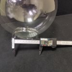 Плафон стекло прозрачный 250мм (85мм посадка с юбкой) Lumion 4590 TREVOR