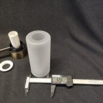 Плафон стекло внутренне белое 60*130мм E14 (33мм посадка) Евро 70115 / 50115 Amado