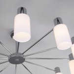 Плафон стекло матовое глазурь 80*120мм Е14 (32мм посадка) Евро 70160 Vegga V2