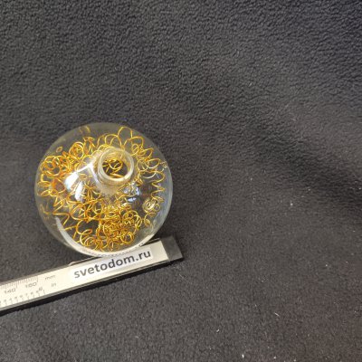 Плафон шарик прозрачный с золотой пружинкой внутри G4 70мм (11мм посадка) Плафон шарик прозрачный с золотой пружинкой внутри G4 70мм (11мм посадка)