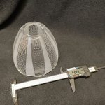 Плафон классический с узором 135*115мм E27 (41мм посадка) Colosseo 73048