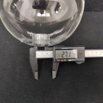 Плафон стекло прозрачный 150мм с резьбой 27мм Arte lamp A7780 ALBUS