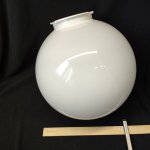 Плафон шар матовый акрил 300мм (120мм посадка) для уличных светильников