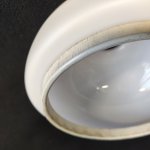 Плафон стекло белое матовое с ободом 185*110мм E27 (42мм посадка) Alfa PARIS WHITE 1841