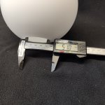 Плафон стекло белый матовый шар 150мм (49мм посадка) APL.314 Letizia большой