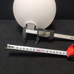 Плафон стекло с двумя отверстиями 40мм диаметром 170мм матовый белый Aployt APL.009 Arabel