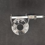 Плафон стекло с узором Е14 110*90мм Arte lamp A1292 MARTINA