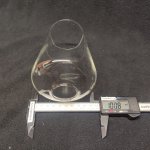 Плафон стекло прозрачное 100*140мм (34мм посадка) A1722AP STEFAN