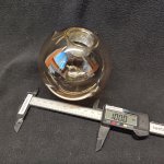 Плафон стекло янтарный 100мм с резьбой 27мм Arte lamp A2243PL/PN/LT GEMINI