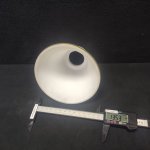 Плафон стекло бежевое с золотой каемкой 135*110мм E27 (41мм посадка) Arte Lamp A2709PL BLOSSOM