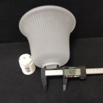 Плафон стекло матовое 170*130мм Е27 (42мм посадка) Arte Lamp A2713PL EMMA