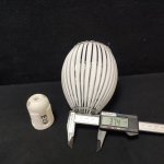 Плафон стекло полосатый 110*125мм E27 (37мм посадка) Arte lamp A2941PL ARYA