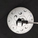 Плафон стекло 360*100мм с узором Е27 (46мм посадка) Arte lamp A3320SP-1 Cucina