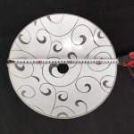 Плафон стекло 360*100мм с узором Е27 (46мм посадка) Arte lamp A3320SP-1 Cucina