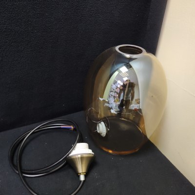 Плафон стекло янтарный 170*220мм Е27 Arte lamp A4344SP-1 PROPUS
