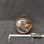 Плафон стекло янтарный 130*113мм Е27 (45мм посадка) Arte Lamp A4370PL BRANSON