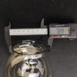 Плафон стекло шар тонированный с юбкой 120*128мм (67мм посадка) Arte lamp A4577PL/AP/SP Grazioso