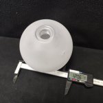 Плафон стекло полуматовое шар 120мм G9 с резьбой 20мм Arte lamp A7790 Saturn