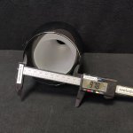 Плафон стекло двойное 120*175мм Е14 (32мм посадка) A7951 BK BARRY черный тонированный