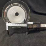 Плафон стекло двойное прозрачный+матовый малый 150*320мм для Arte Lamp A2715SP GALA