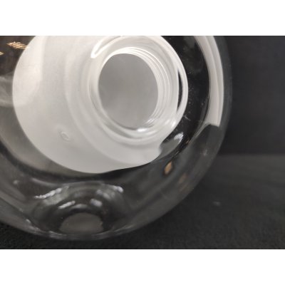 Плафон стекло прозрачное с резьбой G9 120мм Arte lamp Pallone A3025 / A3026