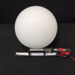 Плафон стекло шар матовый белый 250мм (83мм посадка) Arte lamp VOLARE A1561SP-1