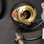 Плафон тонированный зеркальный каплевидный 130*150мм с резьбой 37мм Arte lamp A2232SP / PB FREDDIE