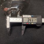 Плафон стекло янтарное 125*135мм E14 (34мм посадка) CL117 Монтана