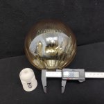 Плафон стекло янтарное 150мм Е14 CL1223 Эрни