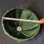 Абажур зеленый текстильный для светильников 260*160мм на стержень 12мм CL407 Базель