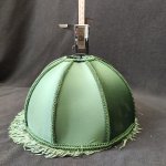 Абажур зеленый текстильный для светильников 260*160мм на стержень 12мм CL407 Базель