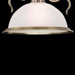 Плафон центральный стекло белое матовое 245*120мм Е27 (41мм посадка) CL434 Идальго V2