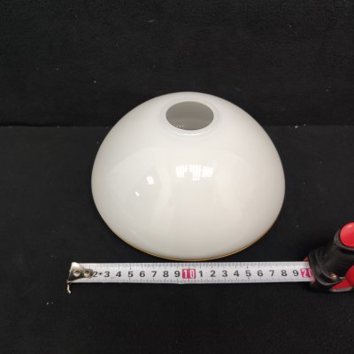 Плафон стекло белое матовое с ободом 200*95мм E27 (42мм посадка) Mw light 347010