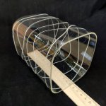 Плафон стекло двойное с узором 130*100мм E27 Румба CL159 (архив)