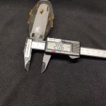 Плафон стекло двойное с декором 50*100мм с резьбой G9 20мм CL2012 Амбер