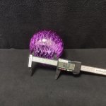 Плафон стекло шар фиолетовый с пружиной 100мм Е14 (31мм посадка) CL604 Попурри