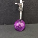 Плафон стекло шар фиолетовый с пружиной 100мм Е14 (31мм посадка) CL604 Попурри