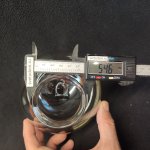 Плафон стекло шар тонированный под винты  с юбкой 120*125мм (50мм посадка) CL105 Планета