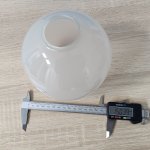 Плафон стекло полуматовый 150мм Е27 (45мм посадка) CL121 Отто