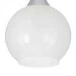 Плафон стекло полуматовый 150мм Е27 (45мм посадка) CL121 Отто