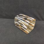 Плафон стекло с узором 130*100мм Е27 (46мм посадка) CL145 Сафари