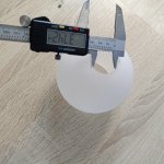 Плафон стекло матовый 120*90мм Е14 (37мм посадка) CL147 Лучиана