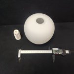 Плафон стекло белый матовый 140*125мм Е14 (посадка 30мм) CL153 Сюита (архив)