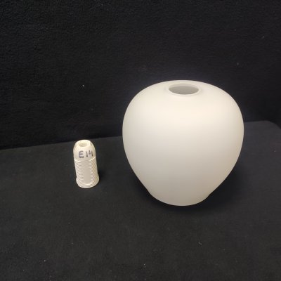 Плафон стекло белый матовый 140*125мм Е14 (посадка 30мм) CL153 Сюита (архив)