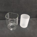 Плафон стекло двойное 130*100мм Е27 (42мм посадка) CL169 Аэлита