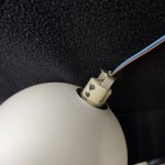 Плафон стекло белое матовое шар 140мм с резьбой G9 (20мм) CL212 TONGA