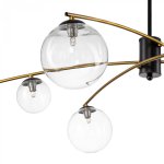 Плафон стеклянный шар прозрачный 100мм с резьбой G9 Cl218 FISHER