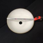 Плафон стекло матовое с золотой каемкой 300*110мм Е27/Е14 (35мм посадка) CL405 Адриана