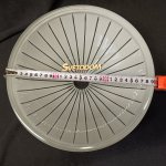 Плафон стекло белое матовое с полосками большое 300*110мм Е27 (43мм посадка) CL4132 Латур